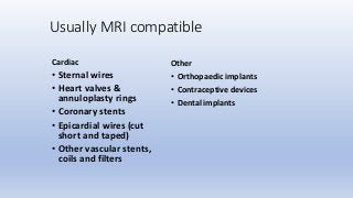 Radiology &#8211; types of research, contraindications