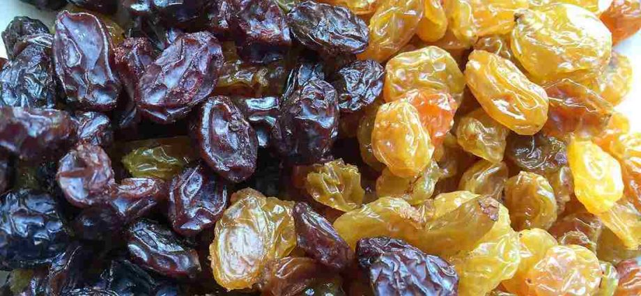 Raisins are the most delicious fruit without seeds