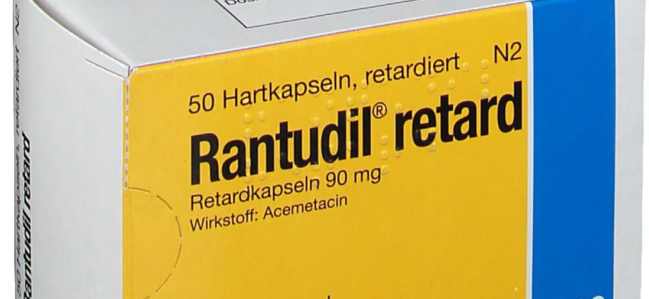 Rantudil &#8211; drug composition, action and applications