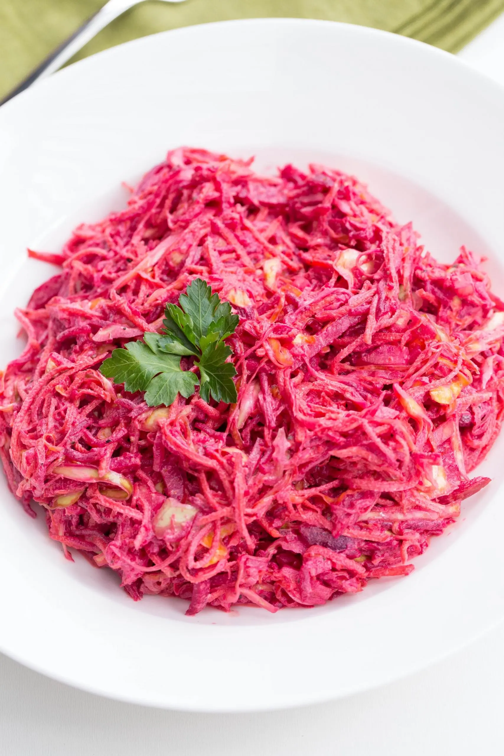 Recipe for cabbage marinated with beets and carrots