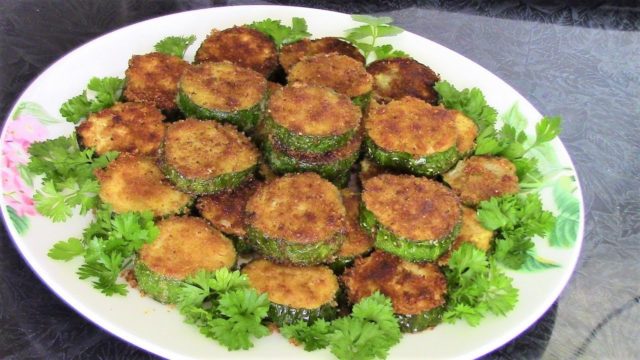 Recipe for fried cucumbers from Pugacheva with a photo