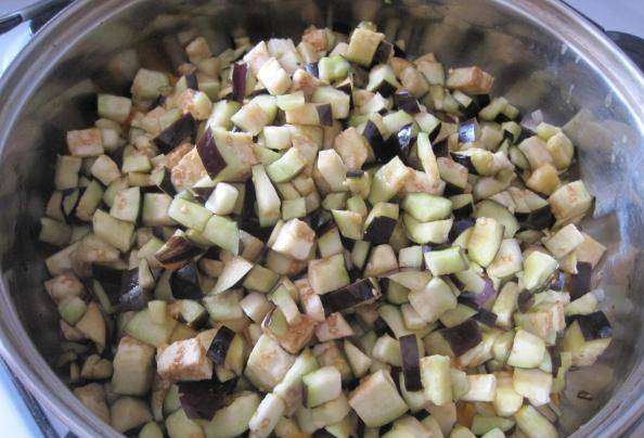 Recipe for fried eggplant caviar