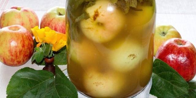 Recipe for pickled apples for the winter 