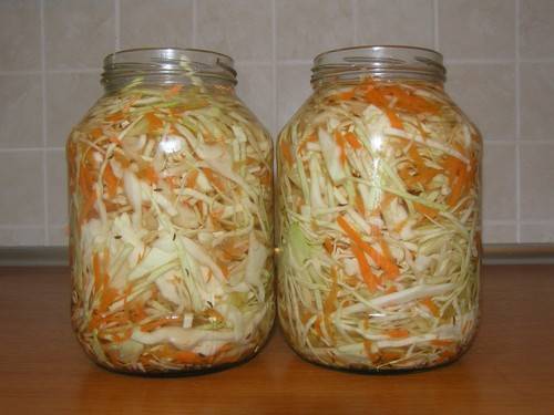 Recipe for salting cabbage in a jar for the winter