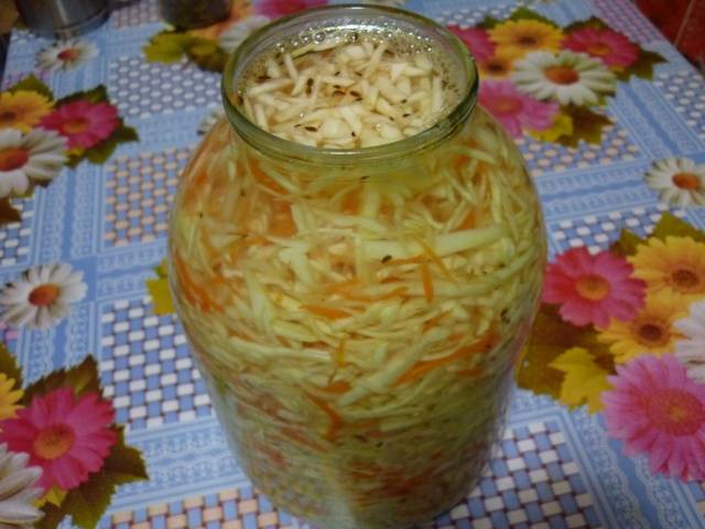 Recipe for salting cabbage in a jar for the winter