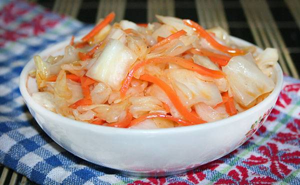 Recipe for sauerkraut for the winter in jars