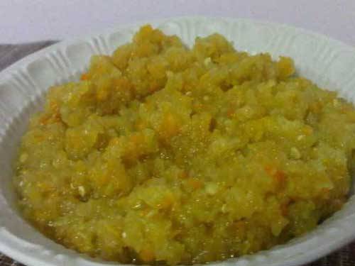 Recipe for spicy green tomato caviar