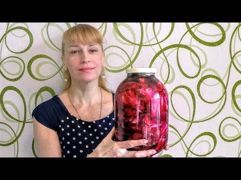 Recipe for spicy pickled cabbage with beets