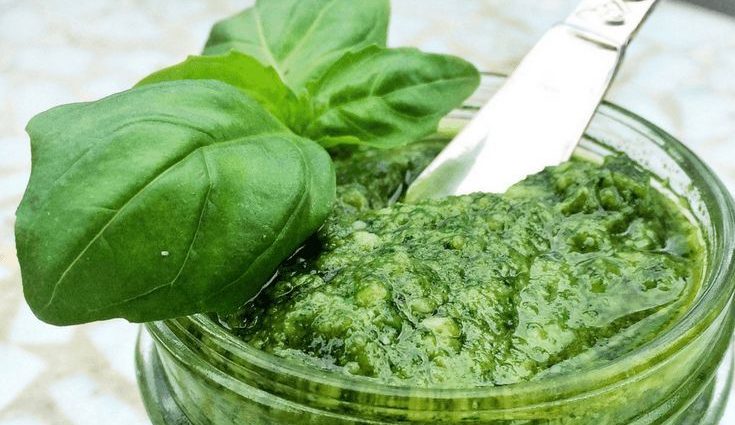 Recipe for winter basil sauce