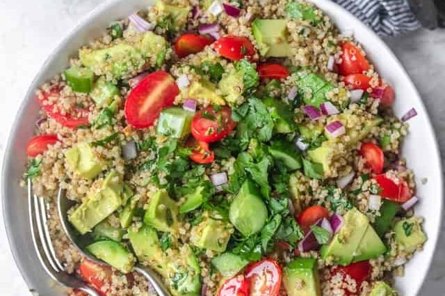 Recipe Quinoa with avocado