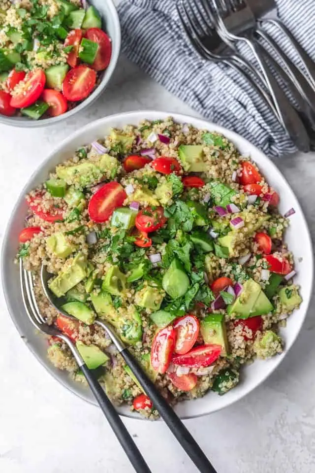 Recipe Quinoa with avocado