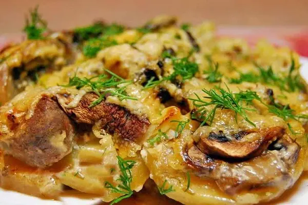 Recipes for baked mushrooms