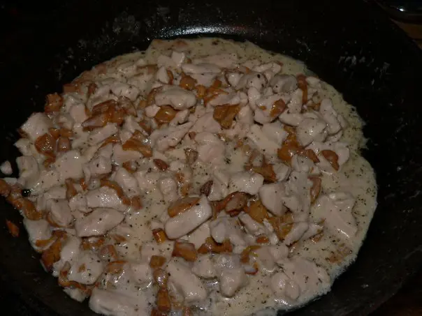 Recipes for chicken with chanterelles in the oven and slow cooker