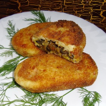 Recipes for cooking cutlets and zrazy with mushrooms