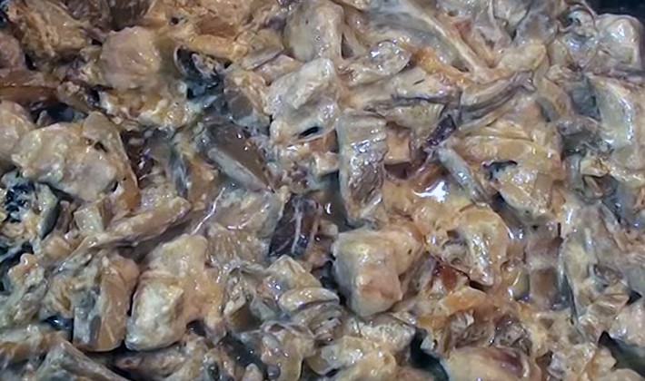 Recipes for cooking meat with mushrooms in sauce