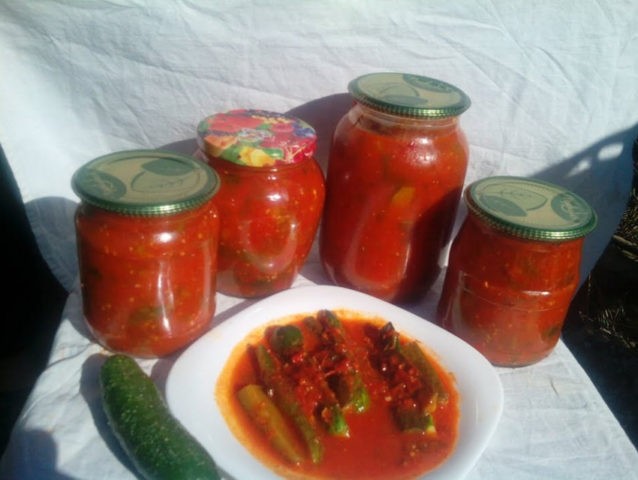 Recipes for cucumbers in tomato juice for the winter: pickling and canning rules