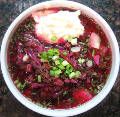 Recipes for dishes from beet tops