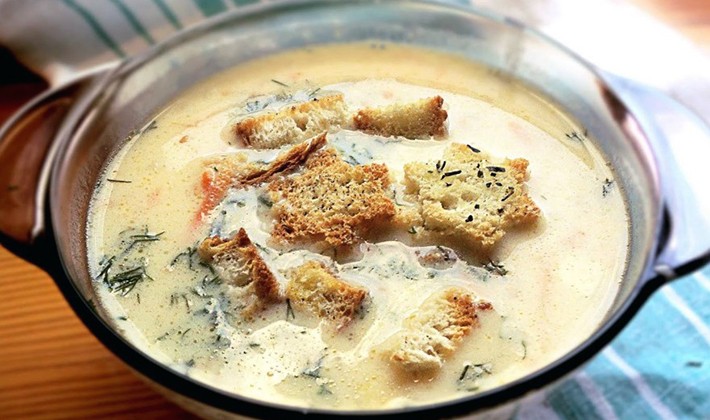 Recipes for frozen champignon soups