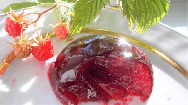 Recipes for jam with gelatin for the winter from raspberries