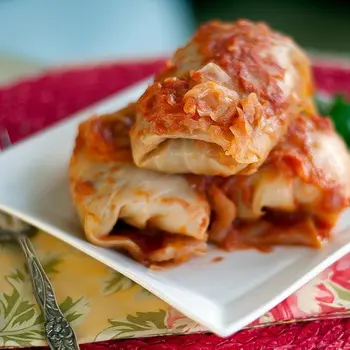 Recipes for lean cabbage rolls with mushrooms