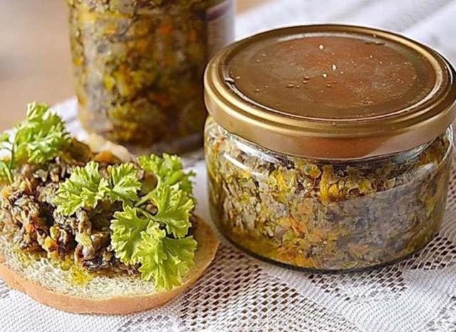 Recipes for mushroom caviar from porcini mushrooms for the winter