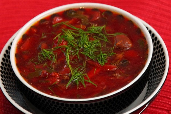 Recipes for mushroom soup and borscht