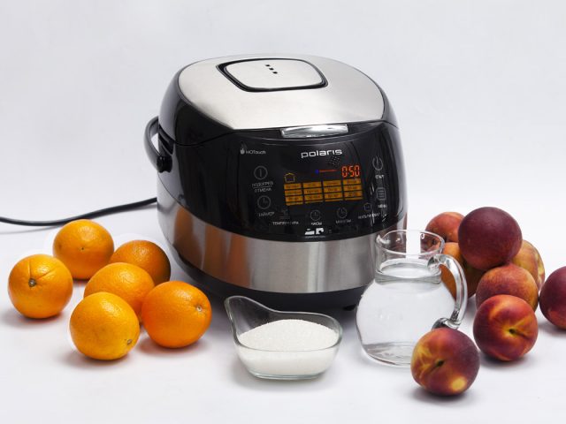 Recipes for peach jam in a slow cooker