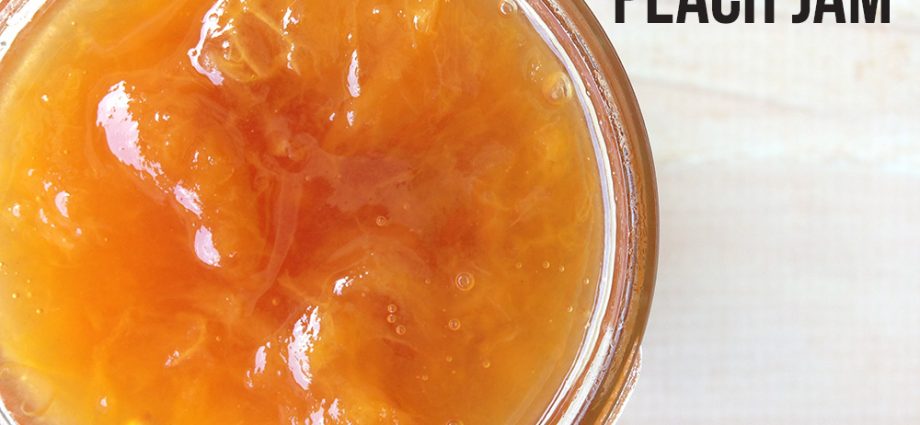 Recipes for peach jam in a slow cooker