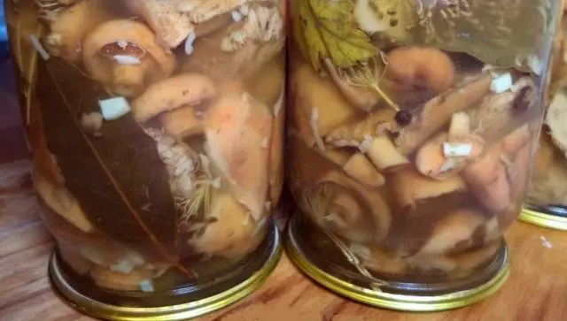 Recipes for pickling mushrooms in a hot way