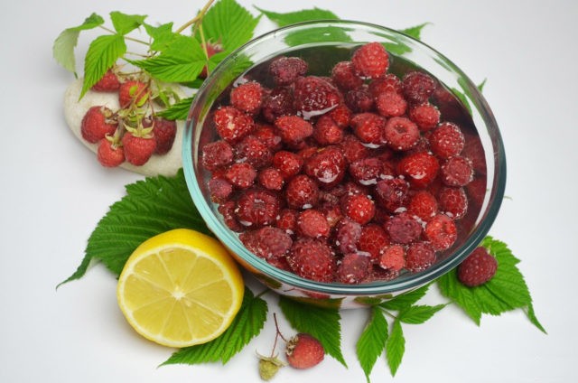 Recipes for raw raspberry jam for the winter