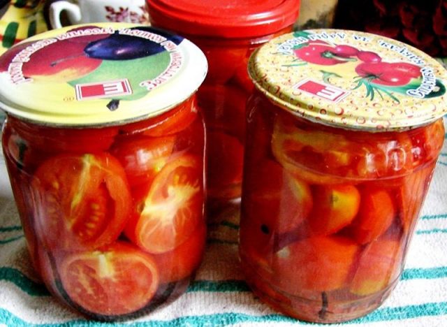 Recipes for tomato slices for the winter