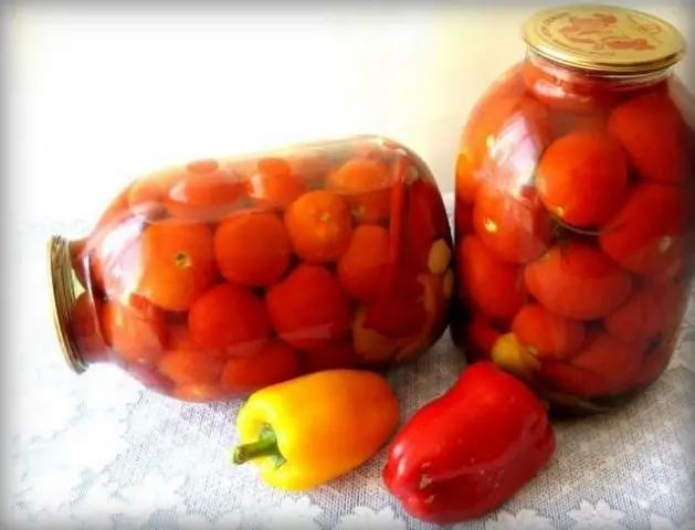 Recipes for winter tomatoes marinated with garlic