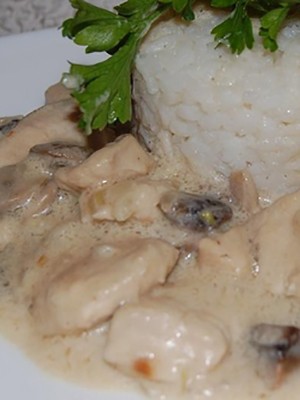 Recipes of chicken fillet with mushrooms in sauce