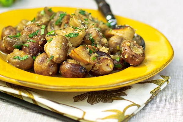 Recipes with potatoes, mushrooms and vegetables