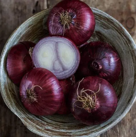 Red onion sets Carmen: description and characteristics of the variety, reviews