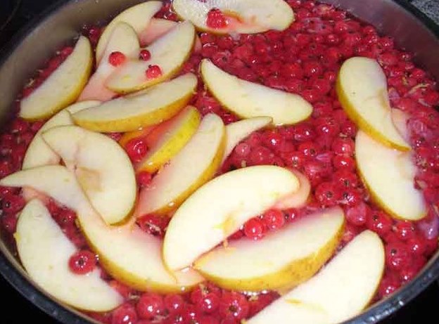 Redcurrant jam in a slow cooker Redmond, Panasonic, Polaris