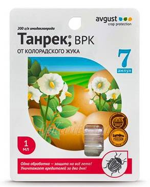 Remedy for the Colorado potato beetle Tanrek: reviews 