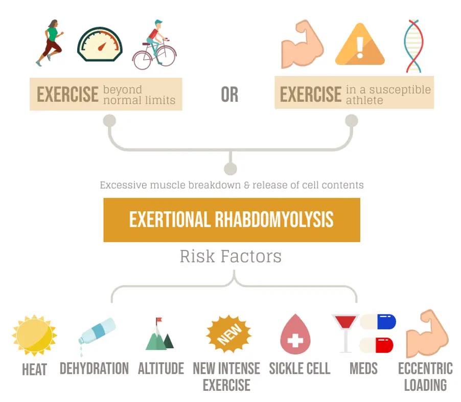 Rhabdomyolysis, or muscle breakdown &#8211; symptoms, treatment