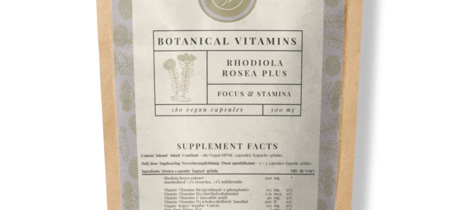 Rhodiola rosea &#8211; composition, properties, action, dosage