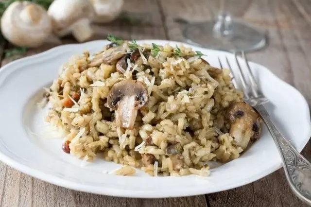 Risotto with champignons: recipes with photos