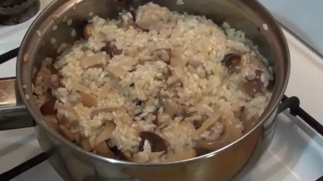 Risotto with porcini mushrooms: recipes with photos