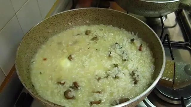 Risotto with porcini mushrooms: recipes with photos