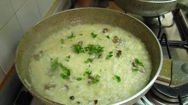 Risotto with porcini mushrooms: recipes with photos