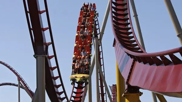 Roller coasters in amusement parks hurt the ears