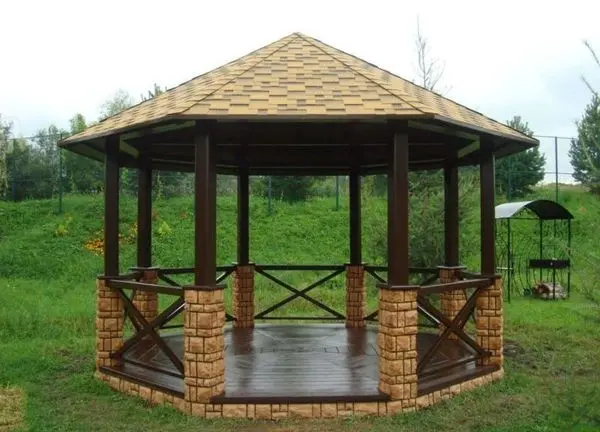 Roof for a gazebo: soft, flexible, transparent roofing, laying tiles, installing plastic and other materials with your own hands