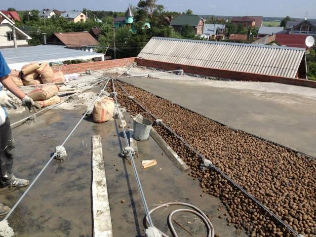 Roof terrace installation 