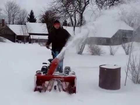 Rules for operating a snow blower with a Luch walk-behind tractor