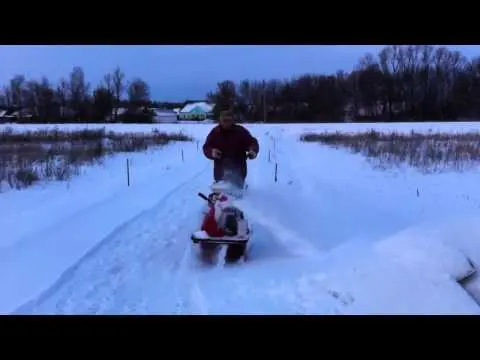 Rules for operating a snow blower with a Luch walk-behind tractor