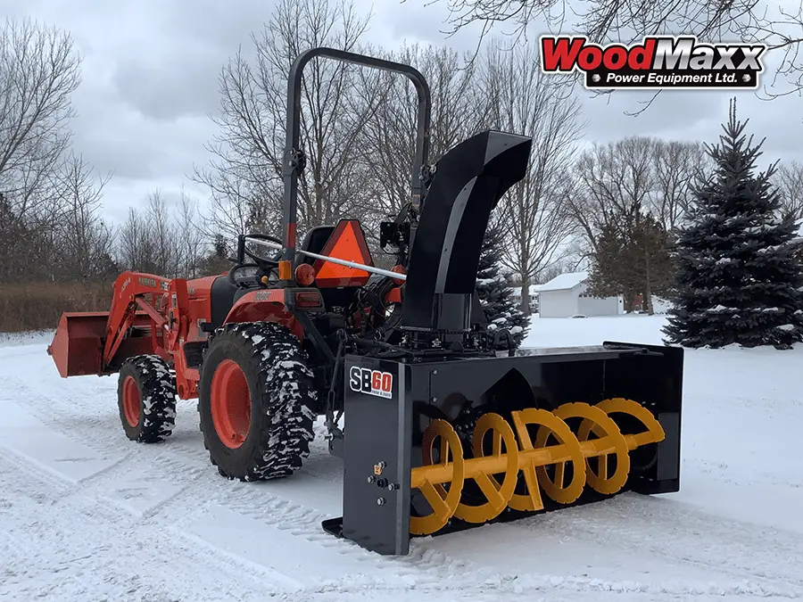 Rules for operating a snow blower with a Luch walk-behind tractor