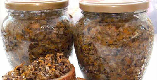 Russula mushroom caviar: recipes for the winter